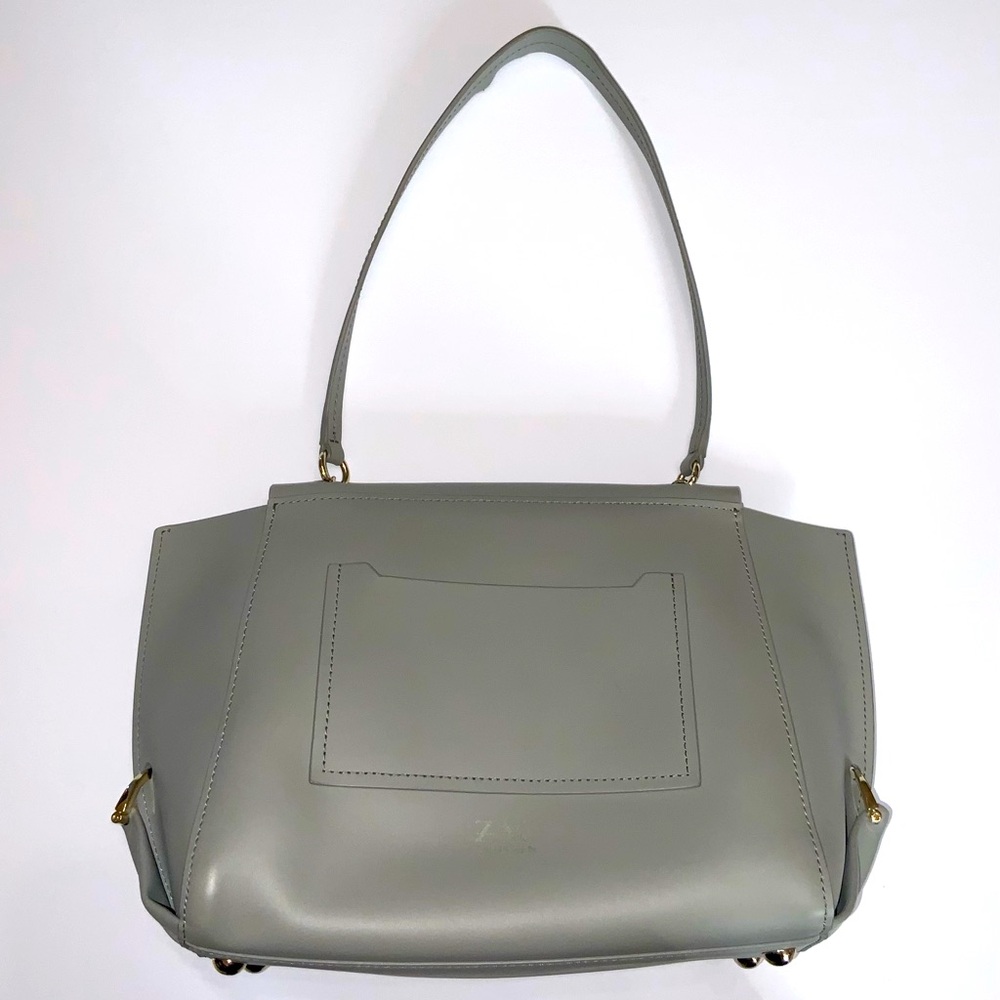ZAC by Zac Posen Grey Satchel Bag - Picture 3 of 7